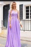 Hot Selling Purple One Shoulder Prom Dresses Zipper Up With Bead Hellogown